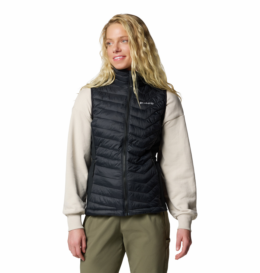Women's powder pass hybrid vest