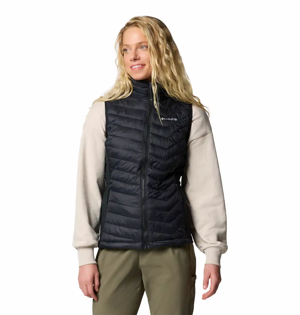Women's powder pass hybrid vest