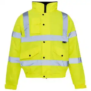 Hi vis bomber jacket