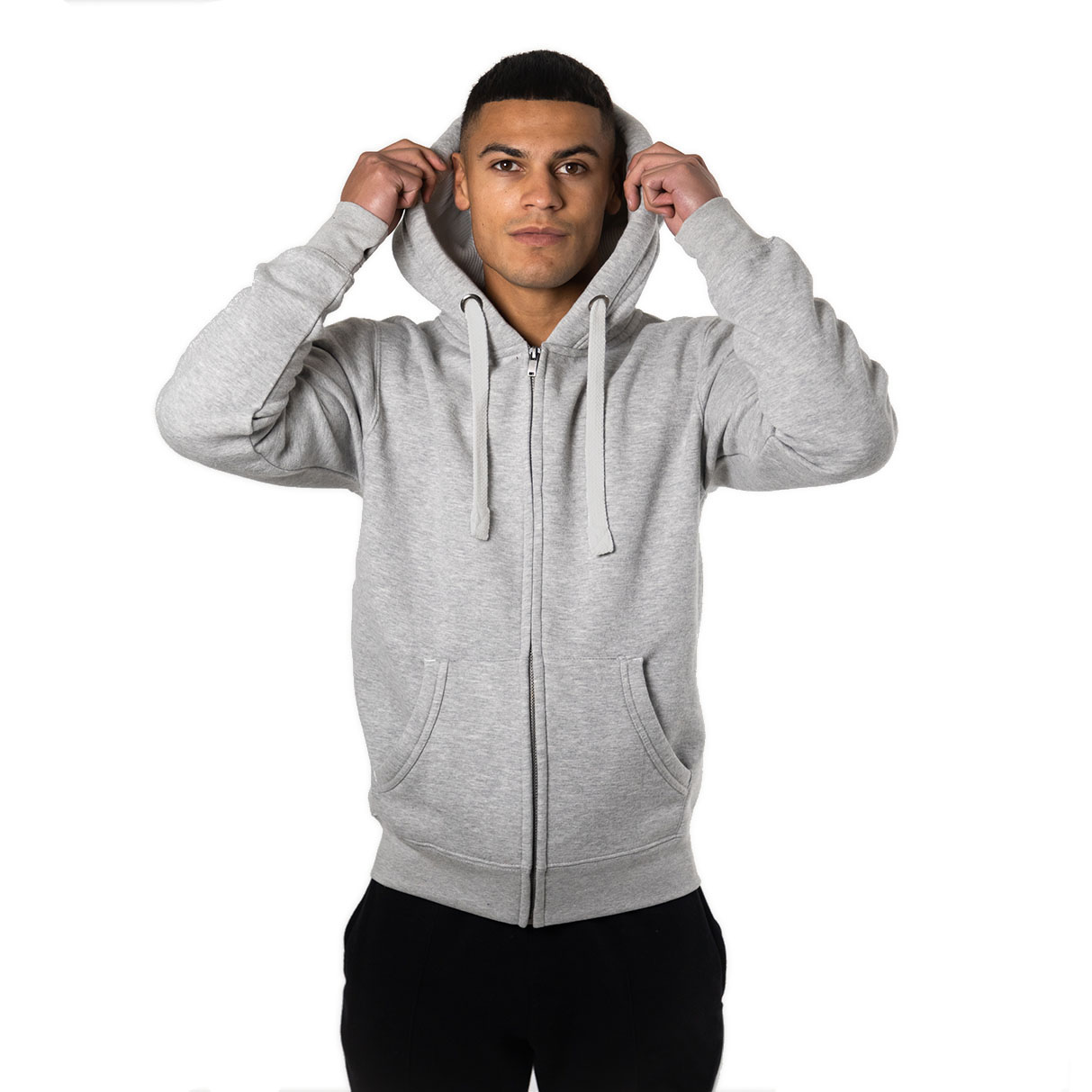 Jupiter peach finish zip hoodie