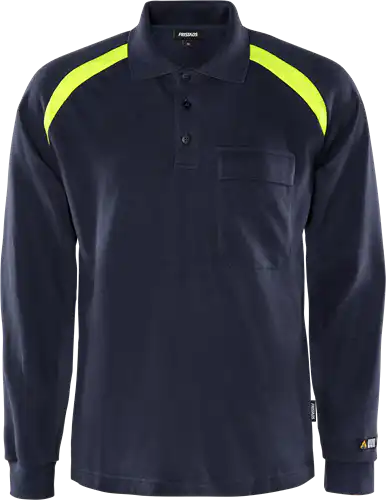 Flamestat long sleeve polo shirt 784 PFLA