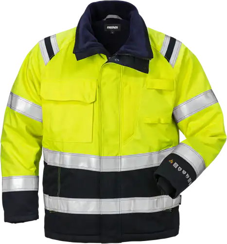 Flamestat high vis winter jacket class 3 4185 aths