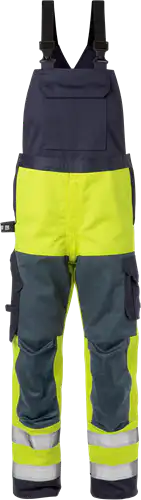 Flame high vis bib'n'brace class 2 1585 flam