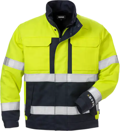 Flame high vis winter jacket class 3 4588 flam