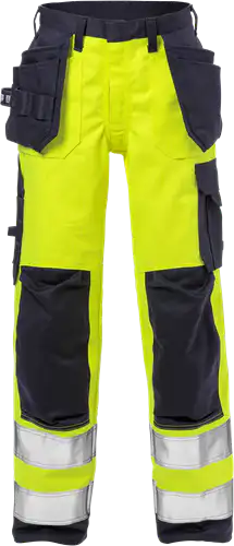 Flame high vis craftsman trousers woman class 2 2589 flam