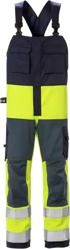 Flame high vis bib'n'brace class 2 1584 flam