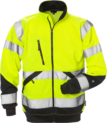 High vis sweatshirt jacket class 3 7426 shv