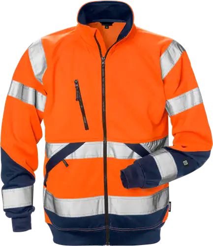 High vis sweatshirt jacket class 3 7426 shv
