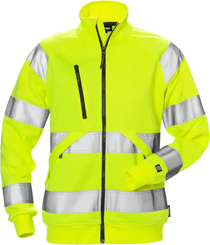 High vis sweatshirt jacket woman class 3 7427 SHV