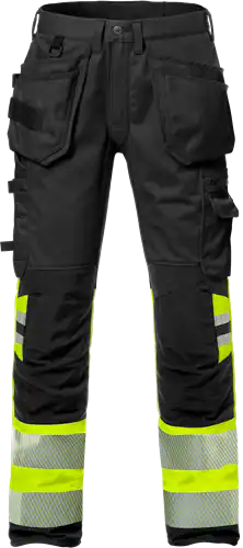 High vis craftsman stretch trousers class 1 2706 plu