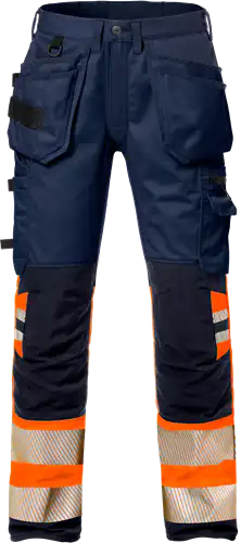 High vis craftsman stretch trousers class 1 2706 plu