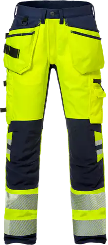 High vis craftsman stretch trousers class 2 2707 plu