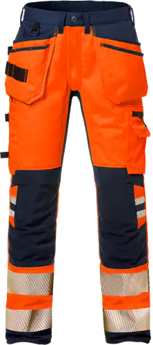 High vis craftsman stretch trousers class 2 2707 plu