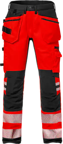 High vis craftsman stretch trousers class 2 2707 plu