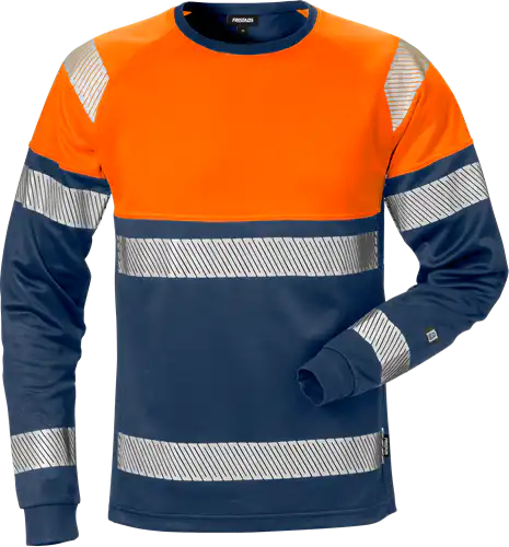 High vis long sleeve t-shirt class 1 7519 thv