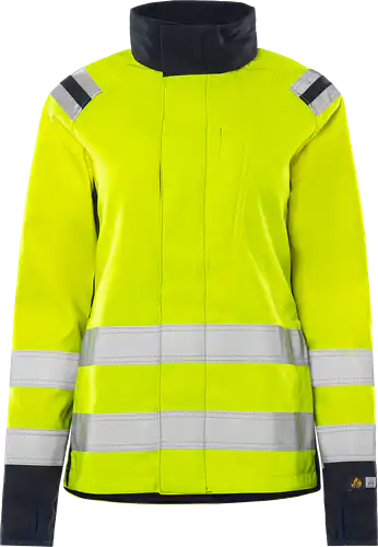 Flamestat high vis stretch softshell jacket woman class 3 4076 fss