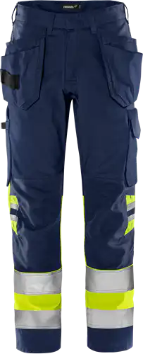 High vis green craftsman trousers class 1 2640 gplu