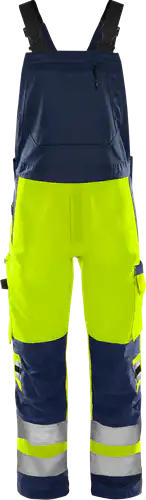High vis green bib'n'brace class 2 1030 gplu