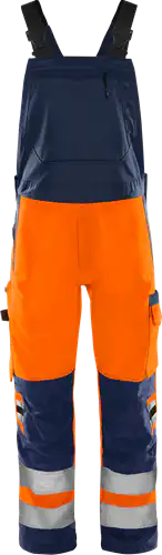 High vis green bib'n'brace class 2 1030 gplu