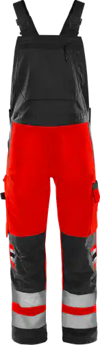 High vis green bib'n'brace class 2 1030 gplu