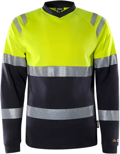 Flamestat high vis long sleeve t-shirt class 1 7107 tfl