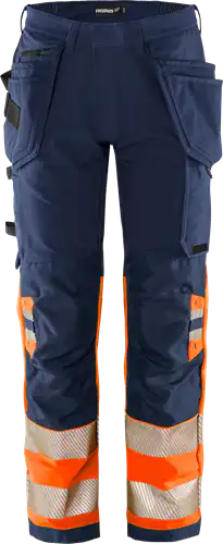 High vis green craftsman stretch trousers class 1 2643 gstp