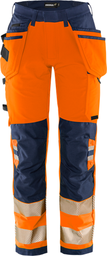 High vis green craftsman stretch trousers woman class 2 2664 gstp