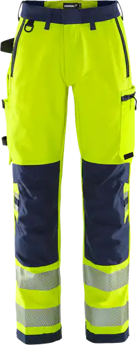High vis green stretch trousers woman class 2 2665 gstp