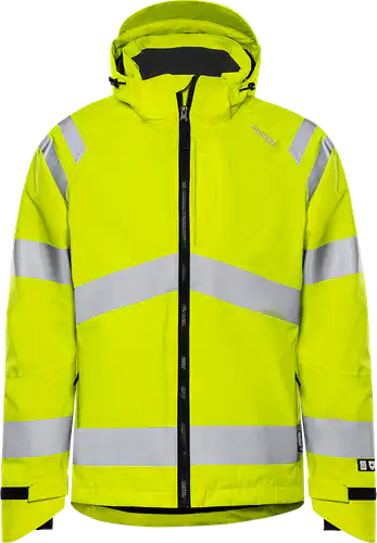 High vis green stretch shell jacket class 3 4680 glps