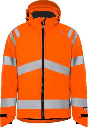High vis green stretch shell jacket class 3 4680 glps