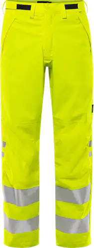 High vis green stretch shell trousers class 2 2680 glps