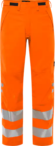 High vis green stretch shell trousers class 2 2680 glps