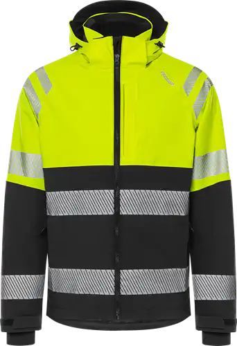 High vis green stretch shell jacket class 1 4690 gls