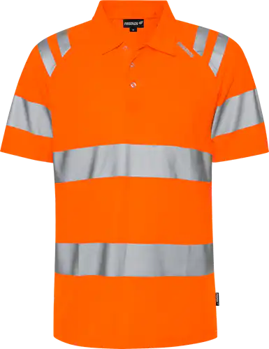 High vis green polo shirt class 3 7861 gpst