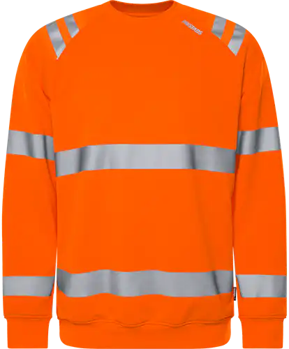 High vis green sweatshirt class 3 7862 gpsw
