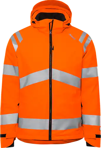 High vis green stretch winter jacket class 3 4682 glps