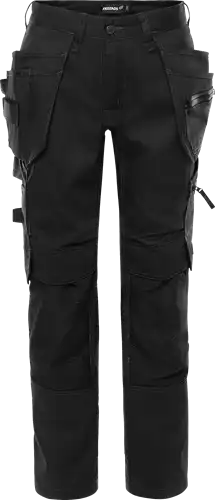 Green craftsman stretch trousers woman 2901 gwm