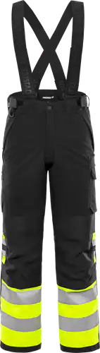High vis green stretch winter trousers class 1 2681 glps