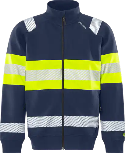 High vis stretch sweatshirt jacket class 1 7531 gkc