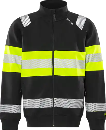 High vis stretch sweatshirt jacket class 1 7531 GKC
