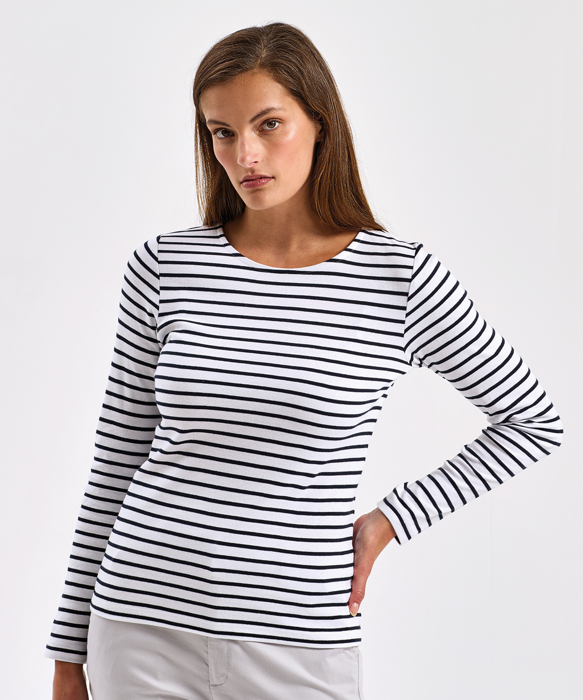 Women’s Marinière coastal long sleeve tee