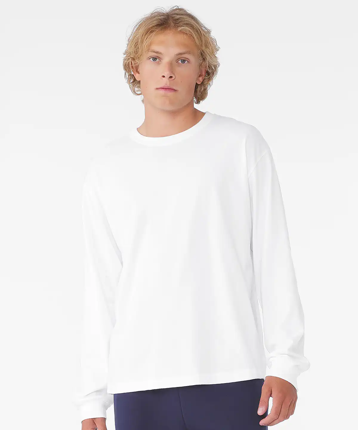 Unisex heavy boxy long sleeve tee
