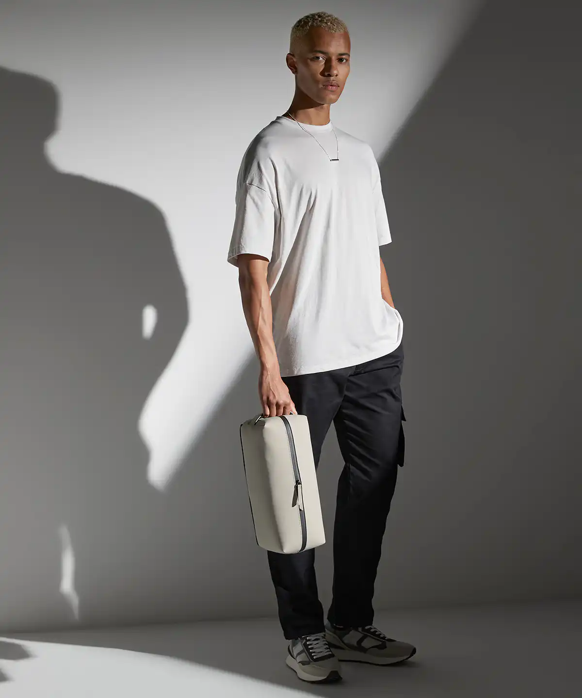 Matte pu shoe/accessory bag