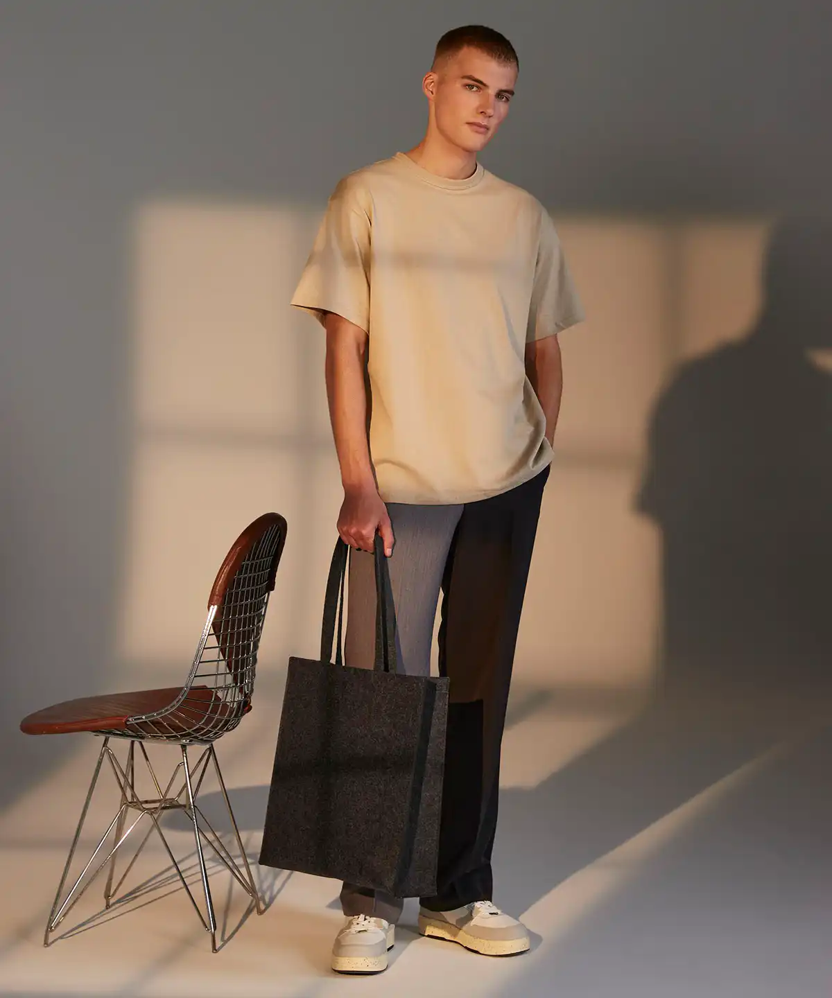 Felt tote bag