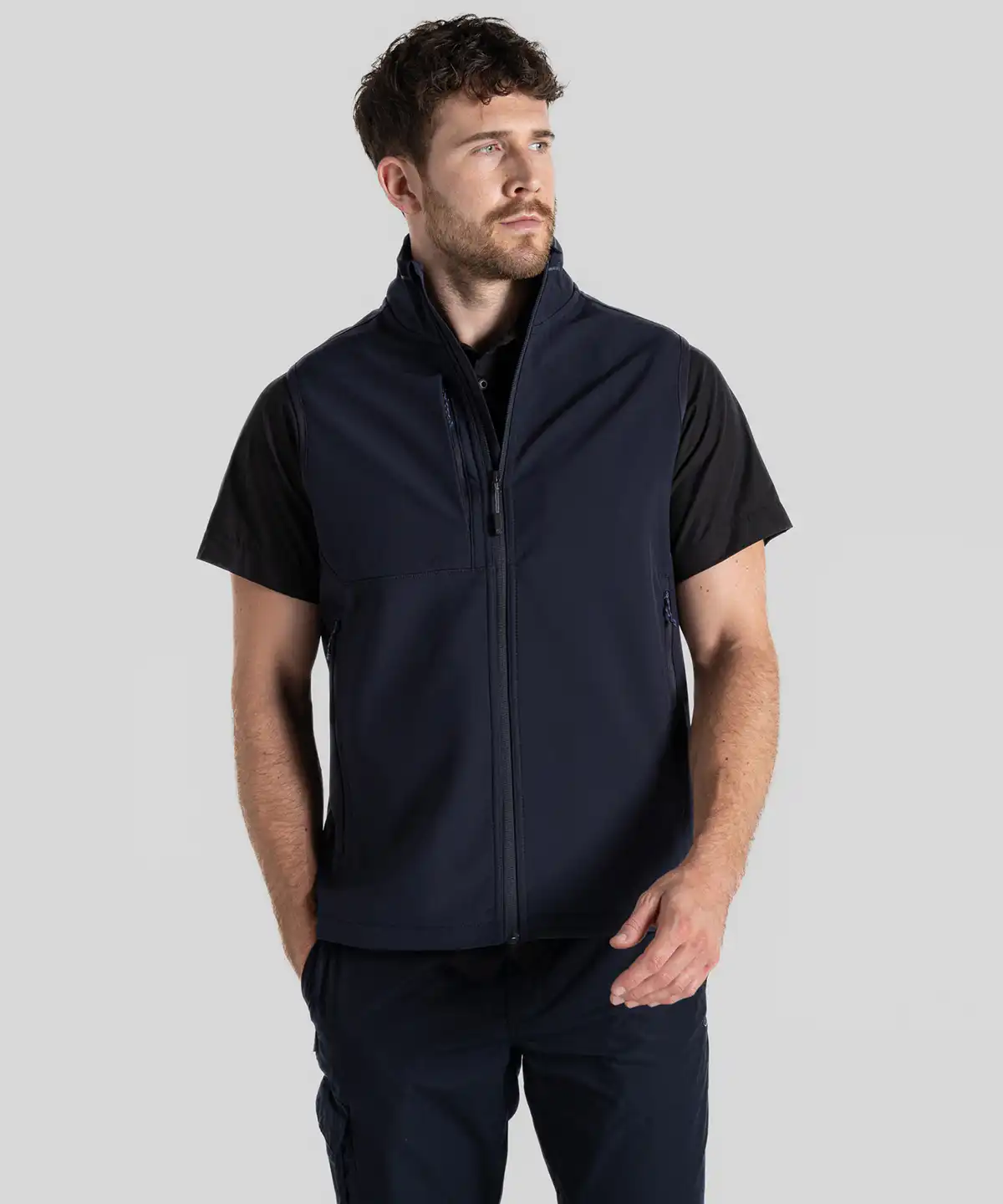 Expert basecamp softshell vest