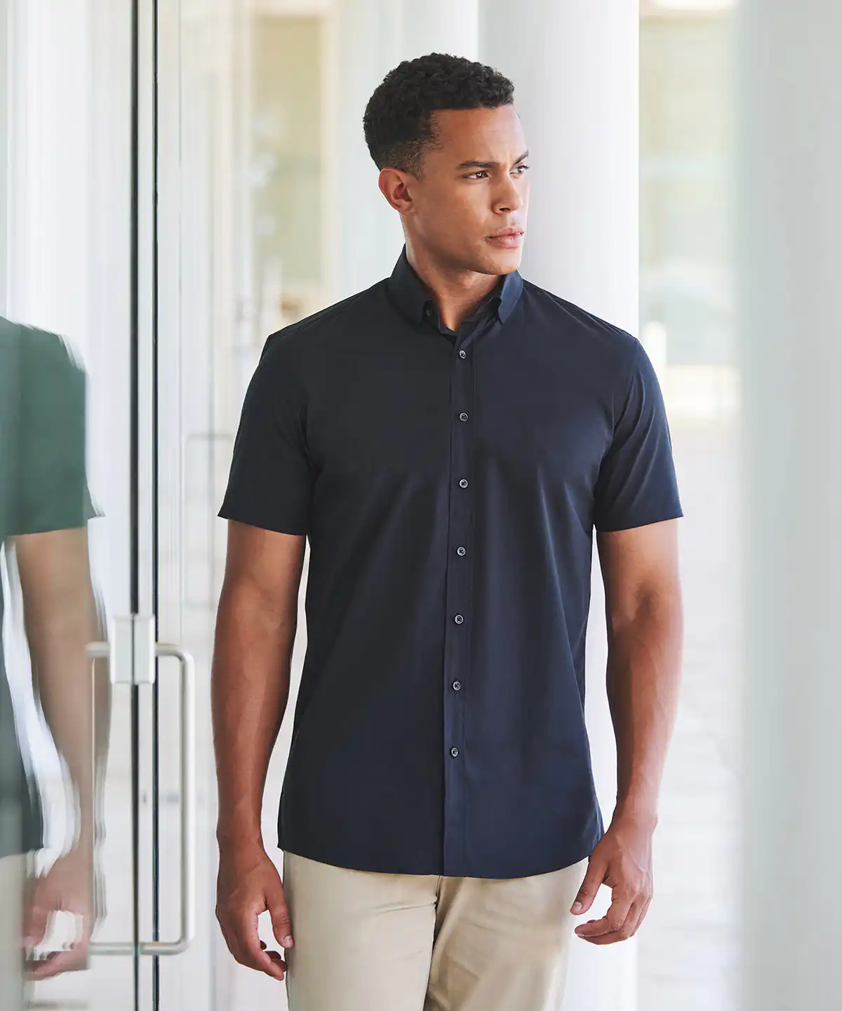 Short sleeve ‘cotton-feel’ coolplus® shirt