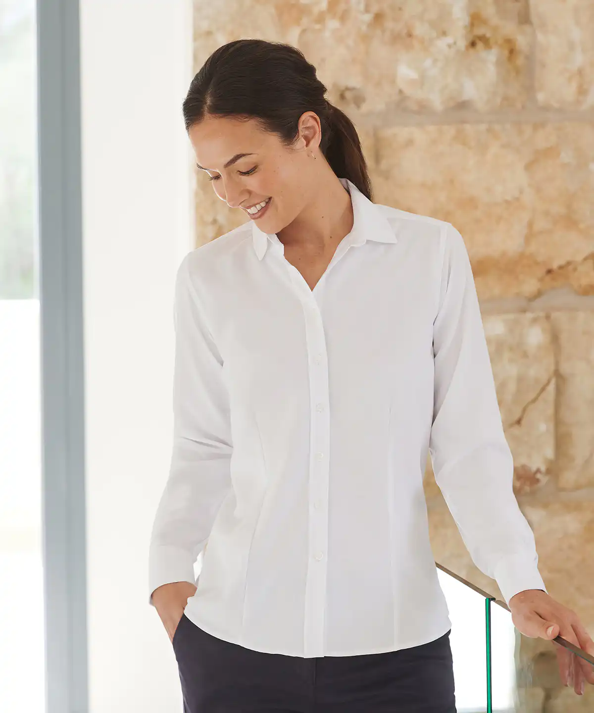 Women’s wicking antibacterial long sleeve shirt