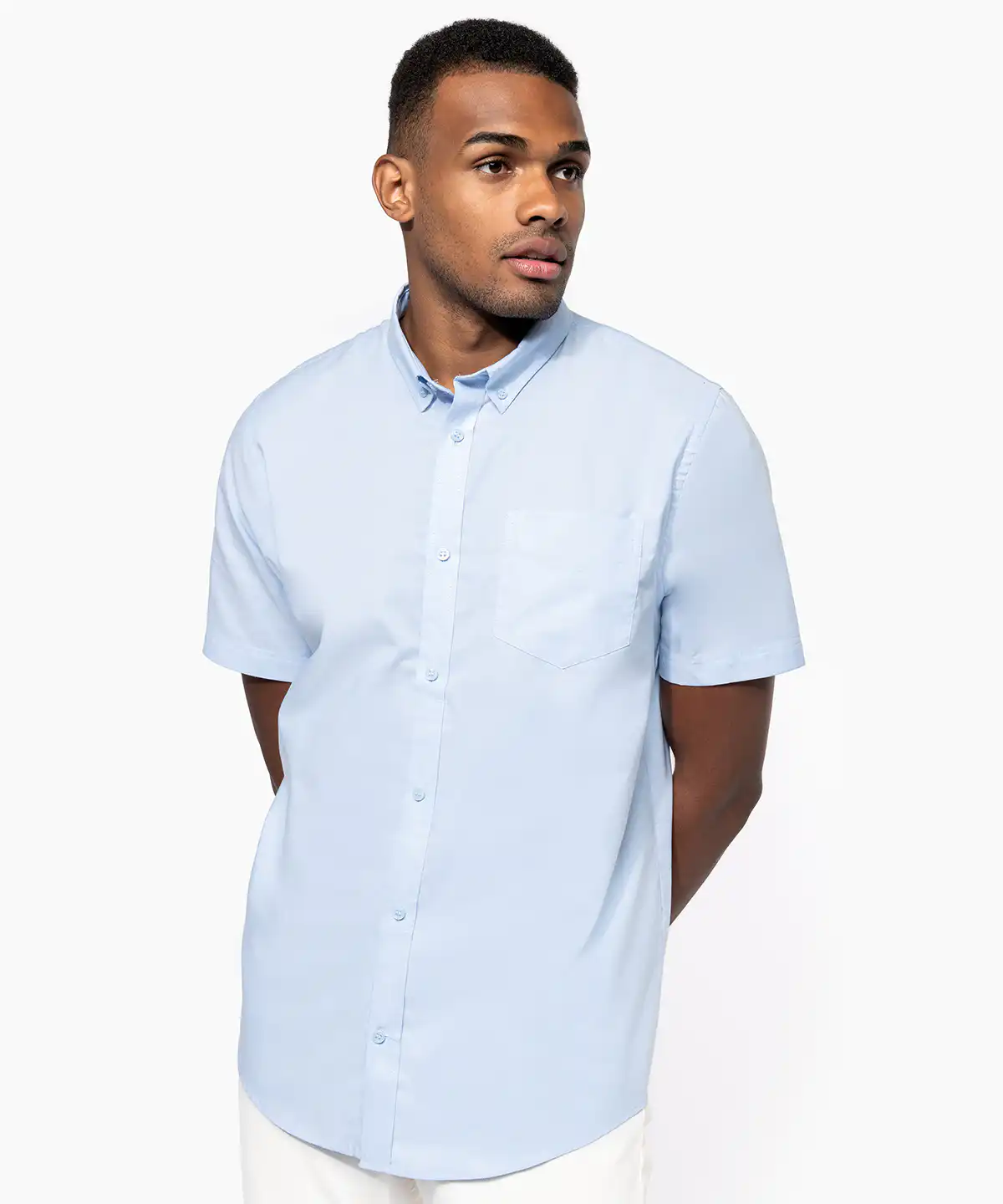 Men’s short-sleeved Oxford shirt