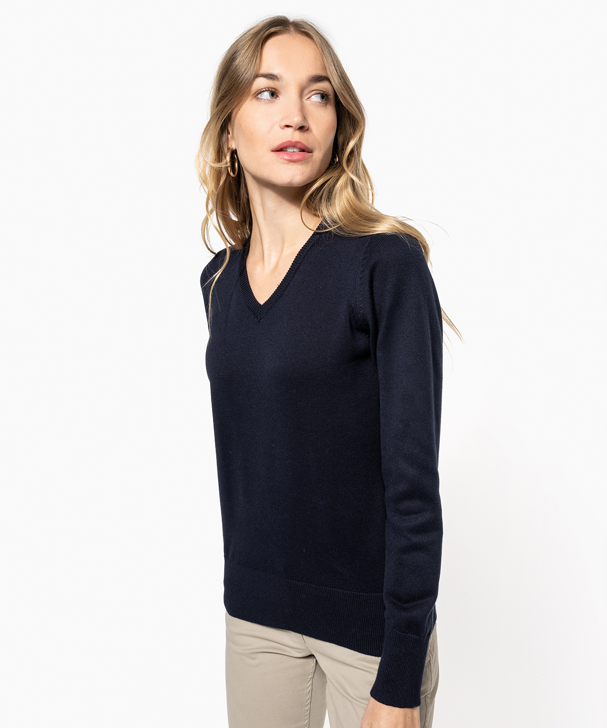 Ladies’ V-neck jumper