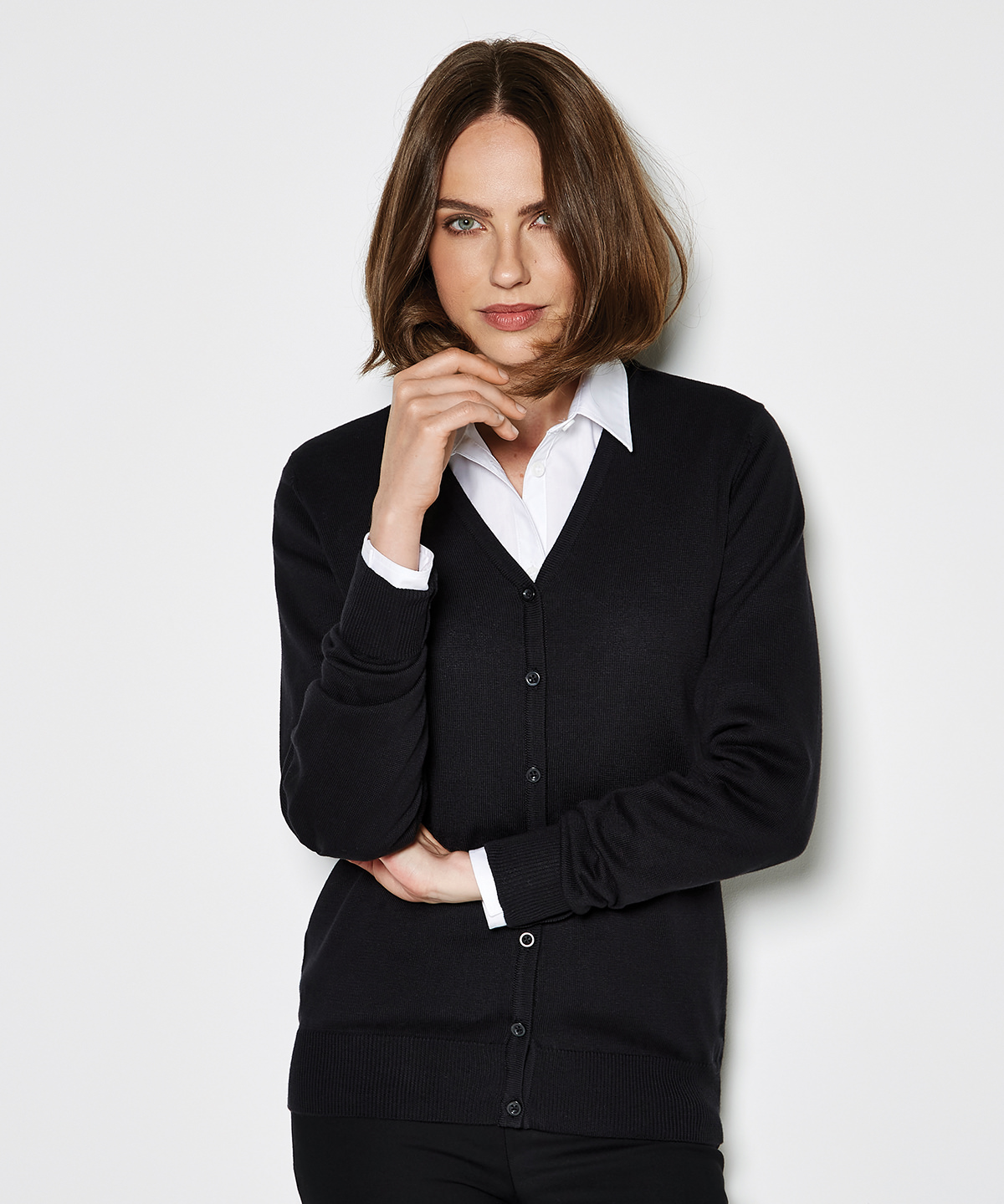 Women’s Arundel v-neck cardigan long sleeve (classic fit)